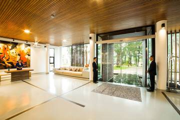 Interior entrance