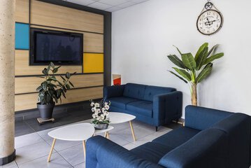 Lobby sitting area