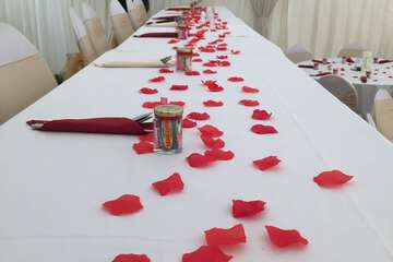 Indoor wedding