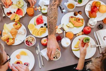 Breakfast area