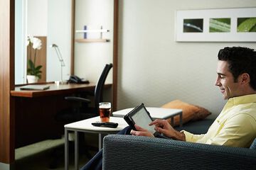 In-room business center