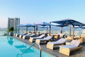 Rooftop pool