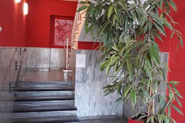 Interior entrance