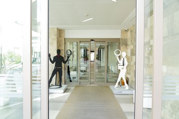 Interior entrance