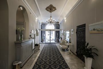 Interior entrance