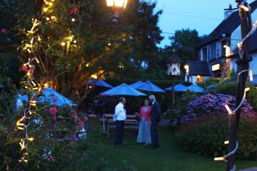 Outdoor wedding area