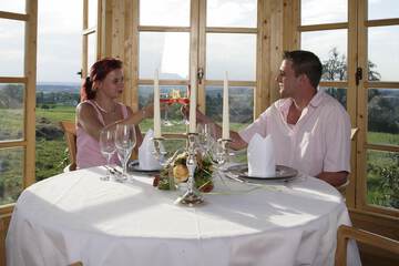 Couples dining