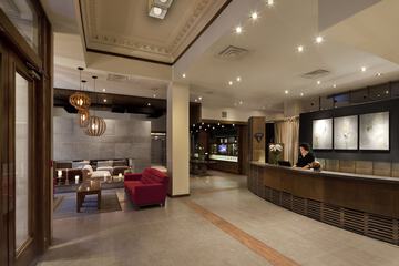 Check-in/check-out kiosk