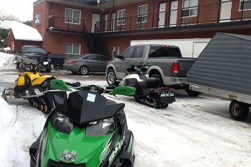 Snowmobiling