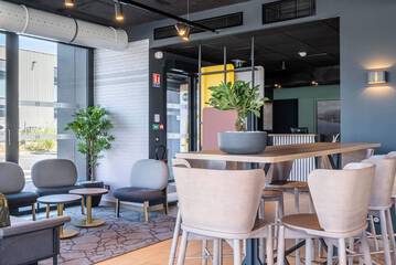 Lobby sitting area