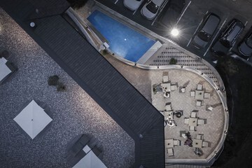 Front of property - evening/night
