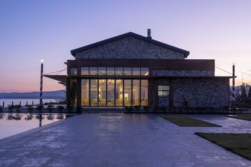 Front of property - evening/night