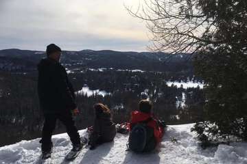 Snowshoeing