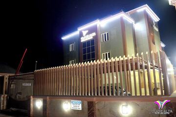 Front of property - evening/night