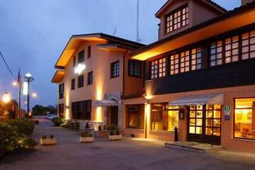 Front of property - evening/night