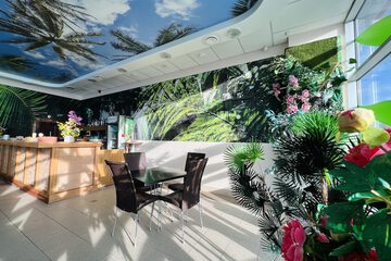 Poolside bar