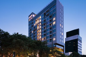 Front of property - evening/night