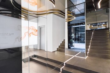 Interior entrance