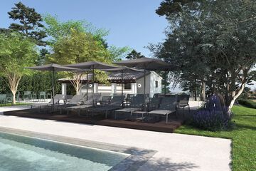 Poolside bar