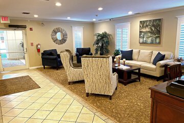 Lobby sitting area