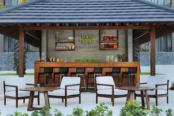 Poolside bar