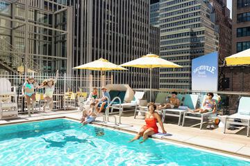 Rooftop pool