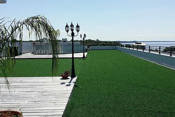 Outdoor wedding area