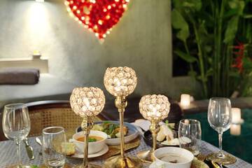 Couples dining