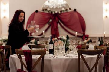Indoor wedding