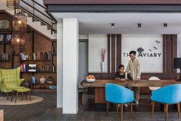 Lobby sitting area
