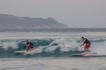 Surfing/boogie boarding