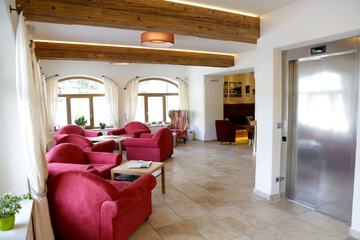 Lobby sitting area