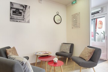 Lobby sitting area