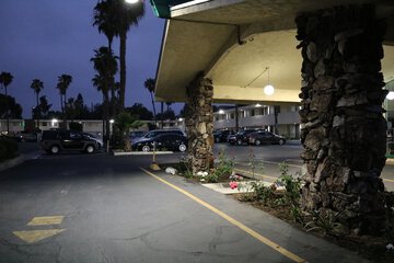 Front of property - evening/night