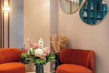 Lobby sitting area