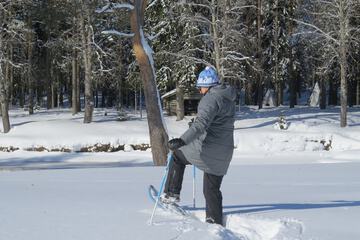 Snowshoeing