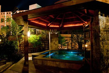 Front of property - evening/night