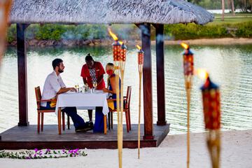 Couples dining