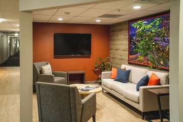 Lobby sitting area
