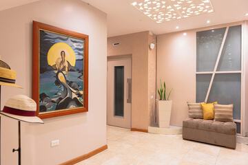 Lobby sitting area