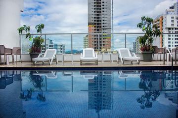 Rooftop pool