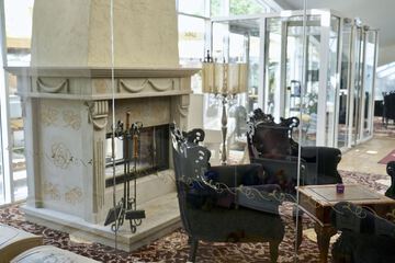 Lobby sitting area