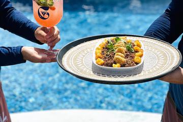 Poolside bar