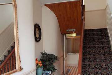 Interior entrance