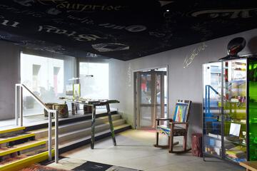 Interior entrance