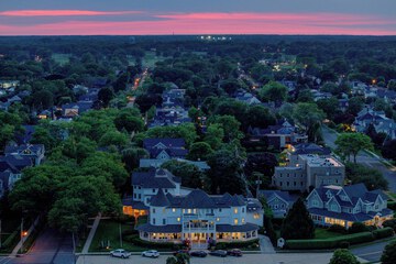 Front of property - evening/night