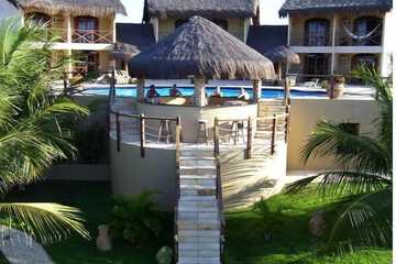Poolside bar