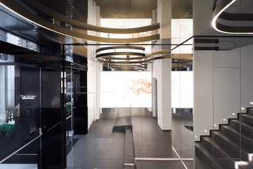 Interior entrance