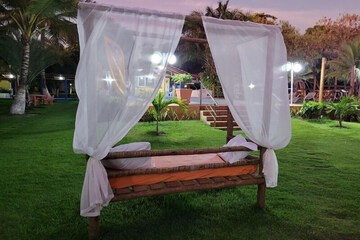 Front of property - evening/night
