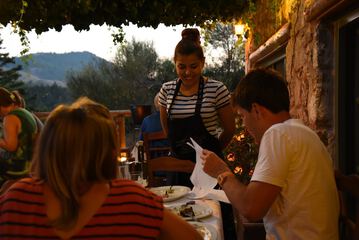 Couples dining
